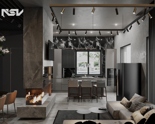 Dự Án Căn Hộ villa bên NGA được thiết kế bởi NSV GROUP